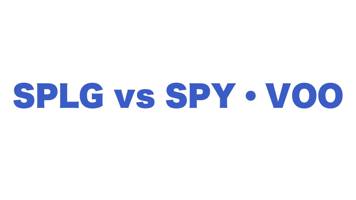 SPLGは選択肢になる？SPY・VOOとの違いを徹底比較｜長期投資で有利なETFとは